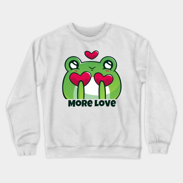 MORE LOVE Crewneck Sweatshirt by tzolotov